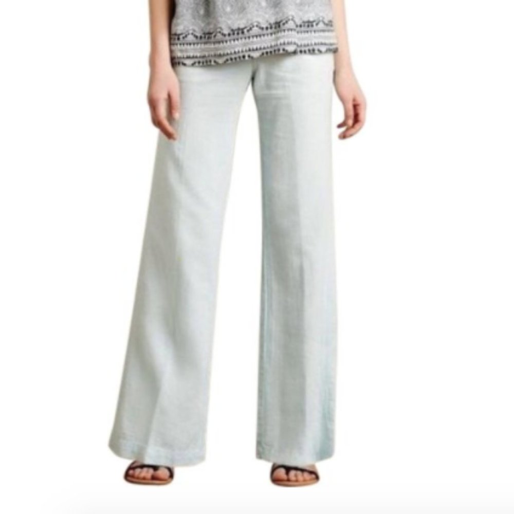 Seafoam Pilcro Summer Sounds Trousers 27 EUC